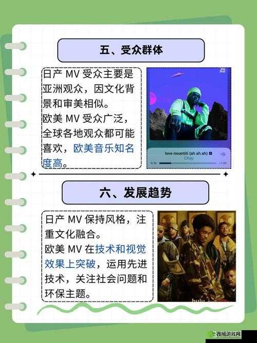 如何区分日产 MV 与欧美 MV 的差异：音乐风格、画面表现与文化内涵