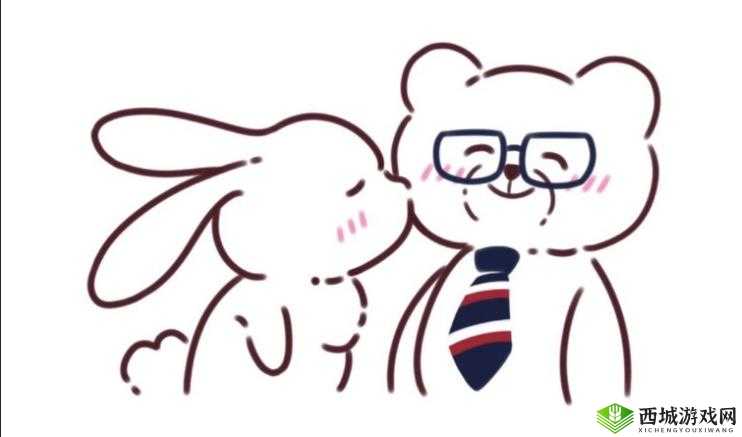 如何画出小兔子趴在陆沉腿上的画面