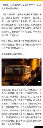 老周张琳公交车:一段离奇的公交故事