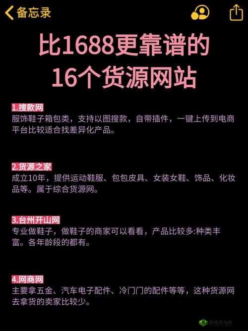 成品网站货源入口:探寻优质货源的便捷通道与详细解析