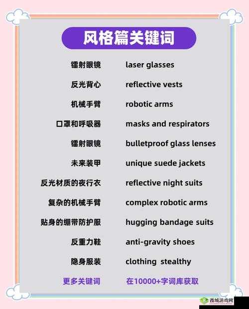 关键词，装备获取