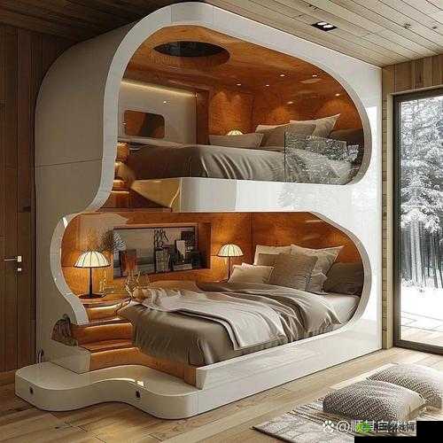 超级实用的美式交错式上下床:打造舒适家居空间必备