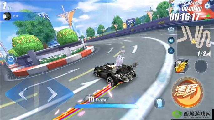 QQ飞车手游反向漂移,赛道上的炫酷艺术