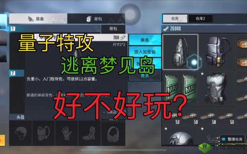 量子特攻,背包容量提升与满载应对策略