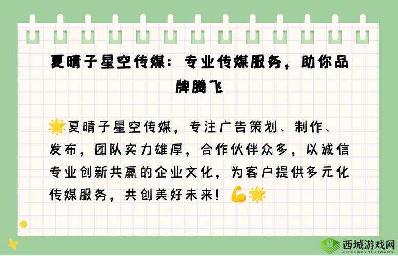 九一星空传媒有限公司:打造优质内容,引领行业发展