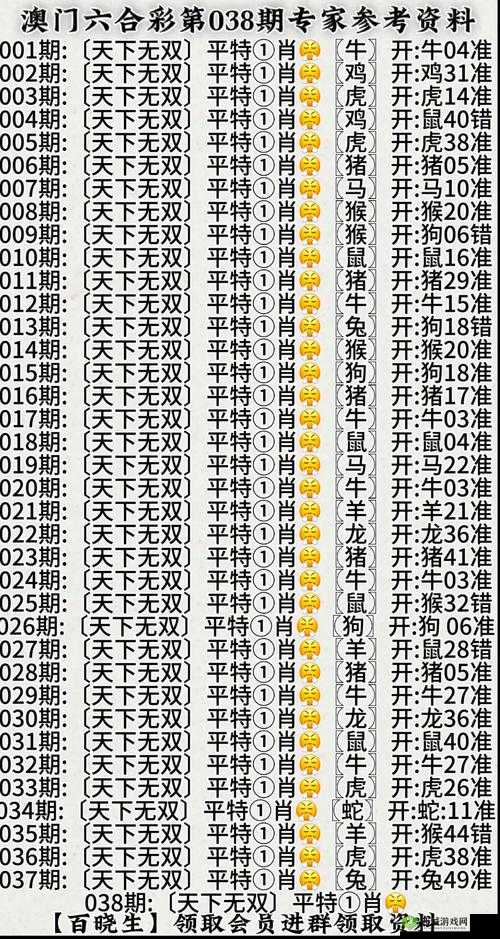 今晚一码一肖免费公开:带你探索神秘的生肖彩票世界