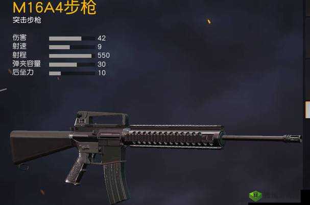 绝地求生手游M16A4,经典与挑战并存的突击步枪