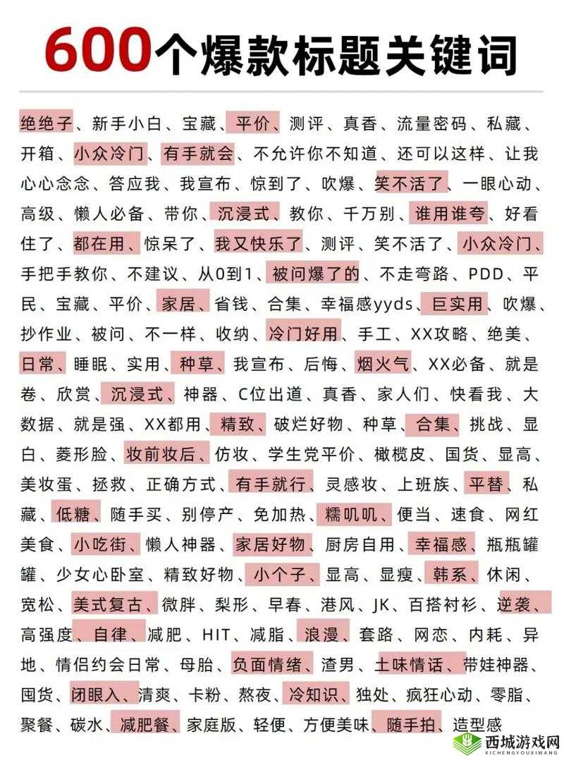 关键词创作实践