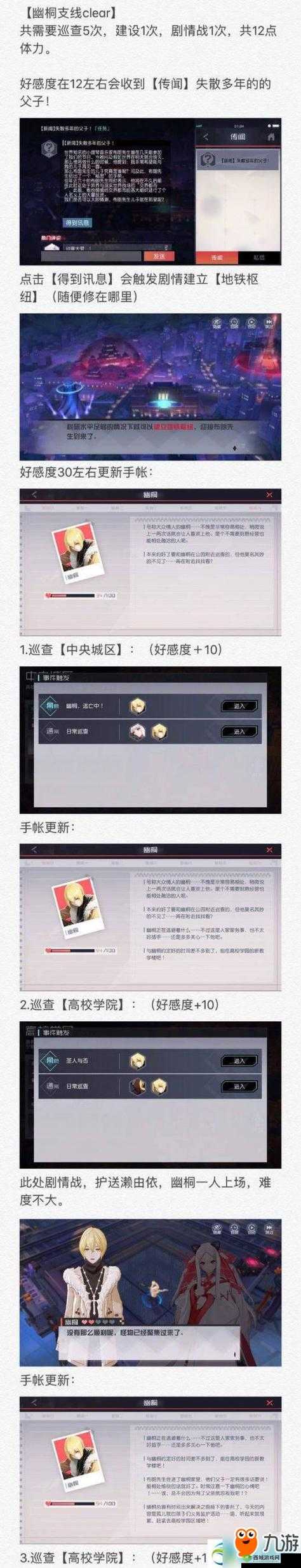 永远的7日之都夏狩手帐支线过关技巧