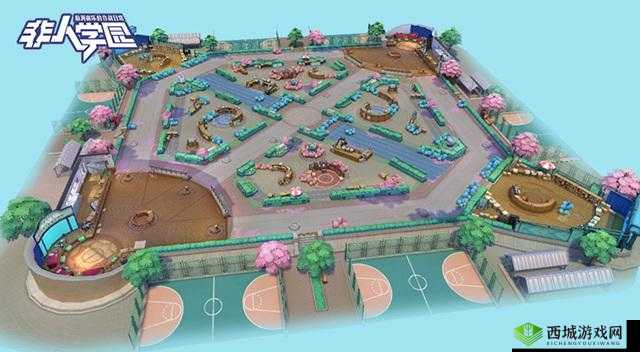 非人学园震撼首测,5V5对战地图大揭秘!