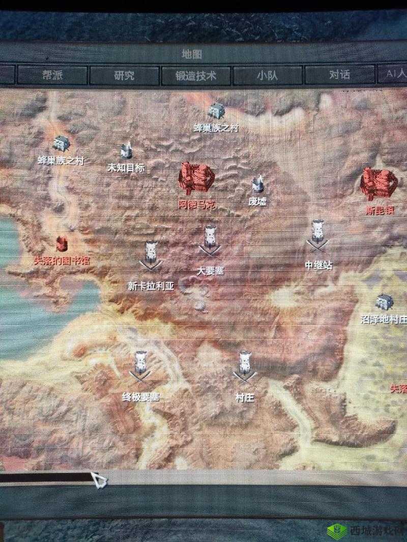 剑侠地理志,110级残桓铁城地图地势一览