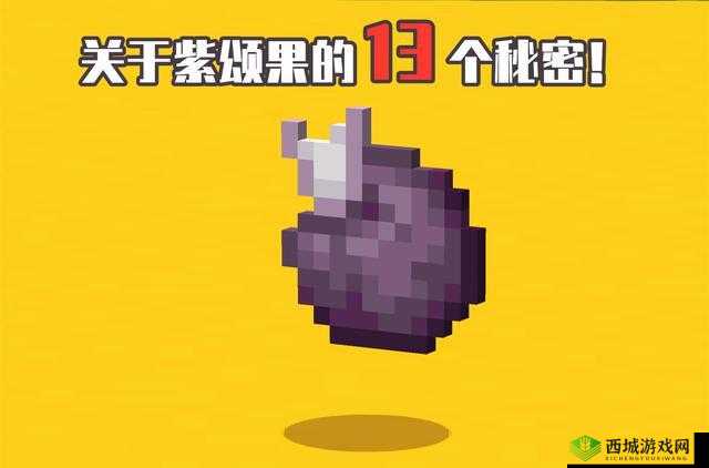 紫颂果,末影之地的奇妙馈赠