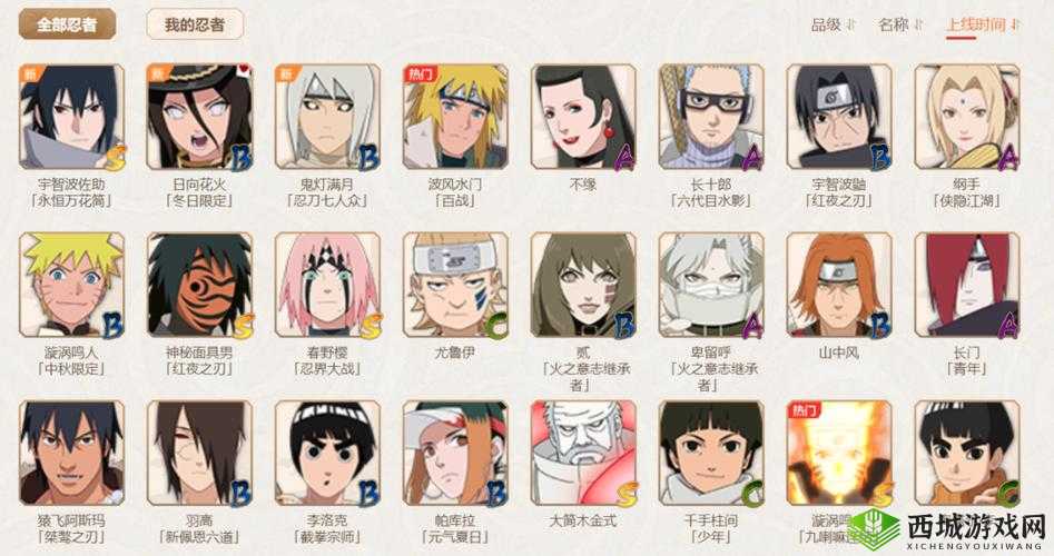 火影忍者八强名单揭晓 无差别总决赛12日打响