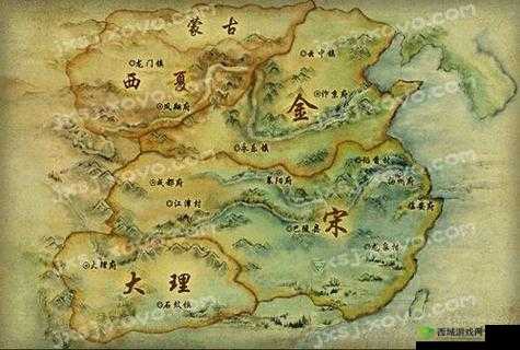 剑侠情缘江湖改观,全新世界地图一览