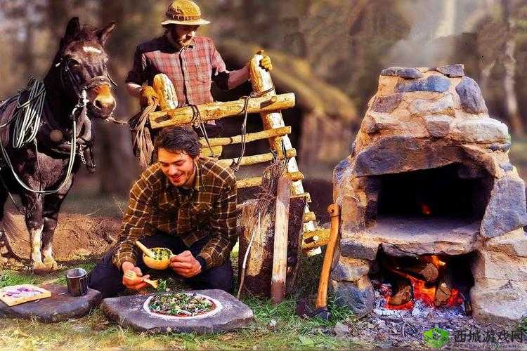 荒岛求生必备技能，用木块与石头打造进化烤箱
