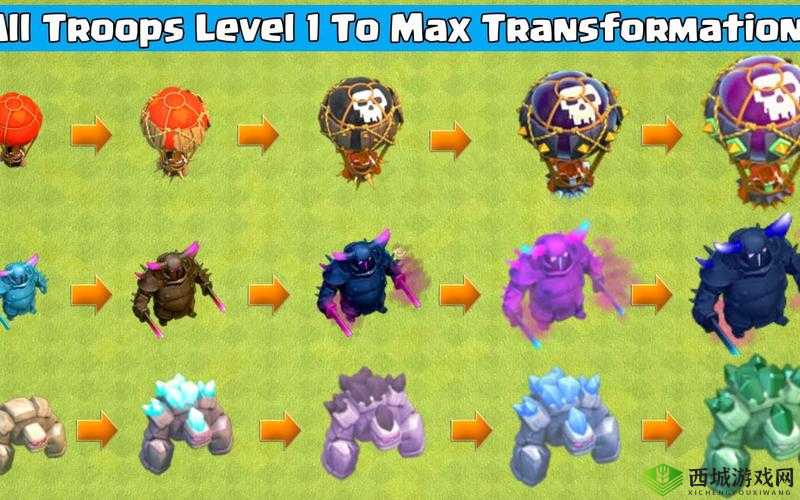 部落冲突10月更新兵种，7级石头6级女武神登场