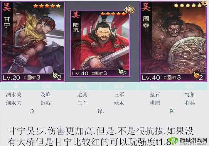 鸿图之下甘宁怎么用？甘宁阵容搭配攻略