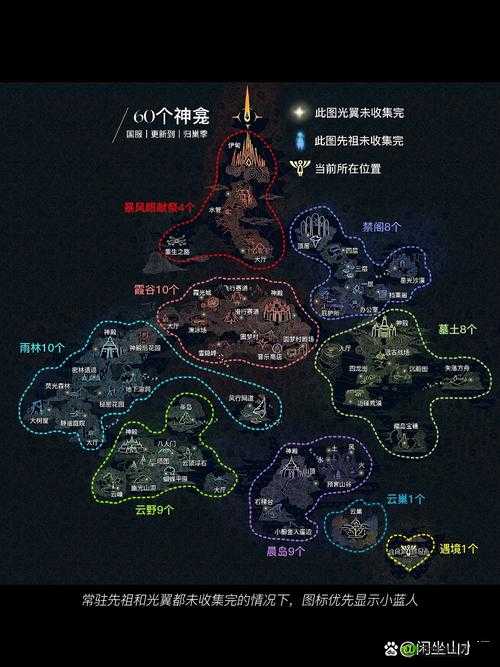光遇天空王国探索指南,位置、路径与资源管理