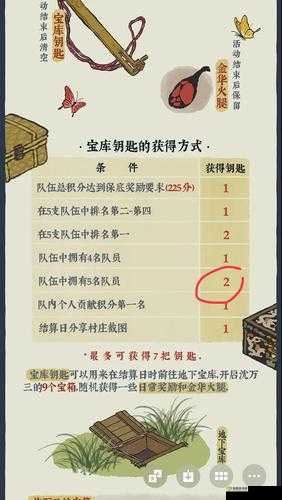 江南百景图桃花村地下宝库全攻略，位置、钥匙及奖励深度解析