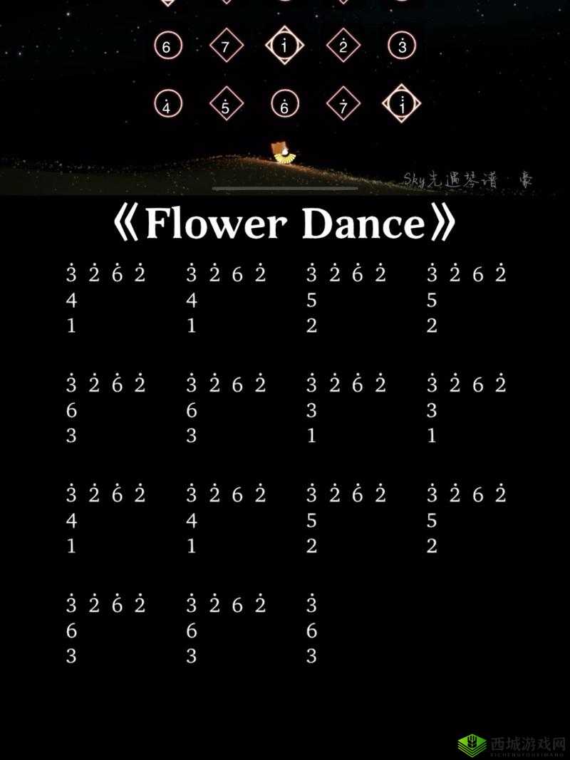 光遇Last Dance竖琴钢琴谱大公开,奏响浪漫旋律