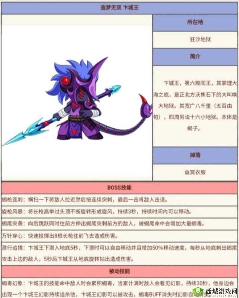 造梦无双宋帝王怎么打,BOSS刷新地点技能一览