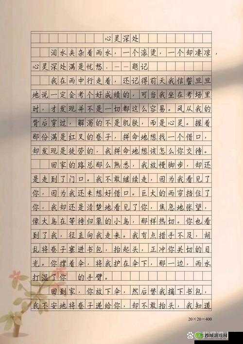 初中学生张婉莹用笔自愈大全:如何通过写作实现心灵治愈与成长