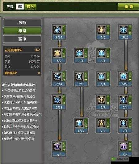 龙之谷2雷神怎么加点 加点攻略方法推荐