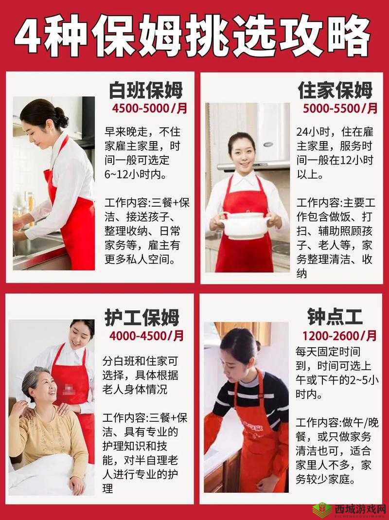 保姆特别待遇3:如何为家庭保姆提供更好的工作环境与福利保障?