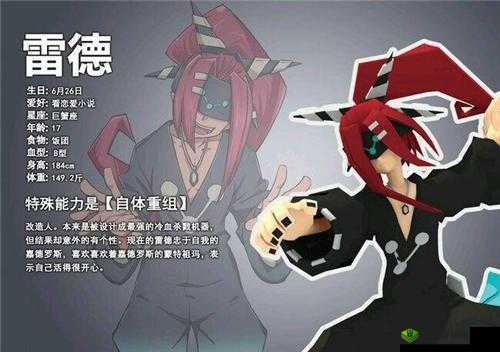 凹凸世界手游雷德怎么用?角色技能背景资料介绍之演变史专题