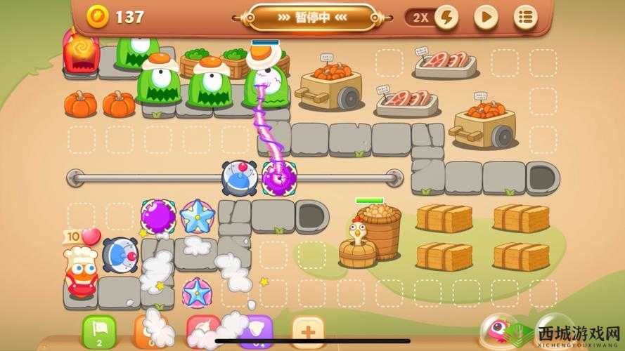 保卫萝卜3游乐场第26关怎么过?10步详细图文攻略教你轻松三星通关全道具清光